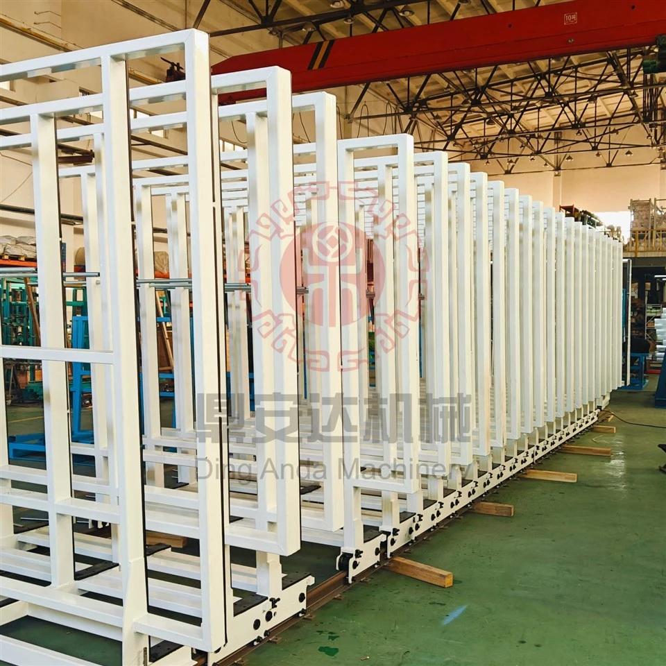 Glass Racking System Sheet Glass Smart Storge Side To Side